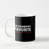 Funny Grandma’s Favorite Granhild I'm Grandma’s Fa Kaffeetasse (Links)