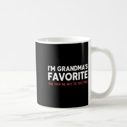 Funny Grandma’s Favorite Granhild I'm Grandma’s Fa Kaffeetasse (Rechts)