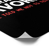 Funny Grandma’s Favorite Granhild I'm Grandma’s Fa Poster (Ecke)