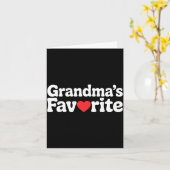 Funny Grandmas Favorite Family Humor Tees For Men  Karte (Gelbe Blume)