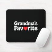 Funny Grandmas Favorite Family Humor Tees For Men Mousepad (Mit Mouse)