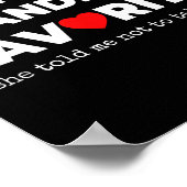 Funny Grandma's Favorite Shirt I'm Grandma's Favor Poster (Ecke)