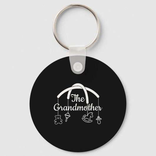 Funny Grandmother Design For Proud Grandmas Premiu Schlüsselanhänger (Vorderseite)