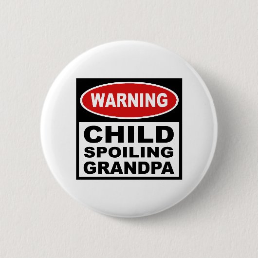 Funny Grandpa Button (Vorderseite)