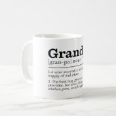 Funny Grandpa Definition Kaffeetasse (Vorderseite Links)