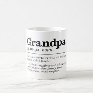 Funny Grandpa Definition Kaffeetasse