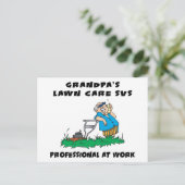 Funny Grandpa-Geschenk Postkarte (Stehend Vorderseite)