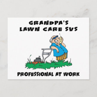 Funny Grandpa-Geschenk Postkarte