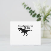 Funny Grandpa Grandpasaurus Rex Dinosaur Postkarte (Stehend Vorderseite)