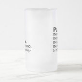 Funny Grandpa Grumpy Man Myth Legend Mattglas Bierglas (Mittel)