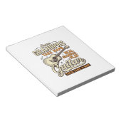 Funny Grandpa Guitar Vintage Engraving Shirt Desig Notizblock (angewinkelt)