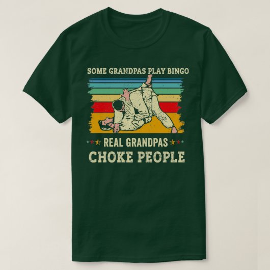 Funny Grandpa Jiujitsu Grandpa Jiu Jitsu Grandpa J T-Shirt (Design vorne)