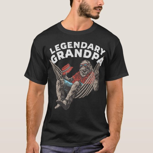 Funny Grandpa Legendary Sprichwort T-Shirt (Vorderseite)
