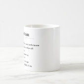 FUNNY Grandpa Oma Oma Oma SIMSTEST GUIDE Kaffeetasse (Mittel)