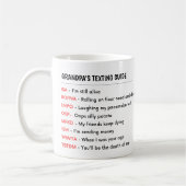 FUNNY Grandpa Oma Oma Oma SIMSTEST GUIDE Kaffeetasse (Links)