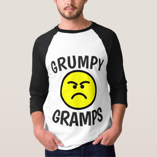 FUNNY GRANDPA T - Shirt GRUMPY GRAMPS (Vorderseite)
