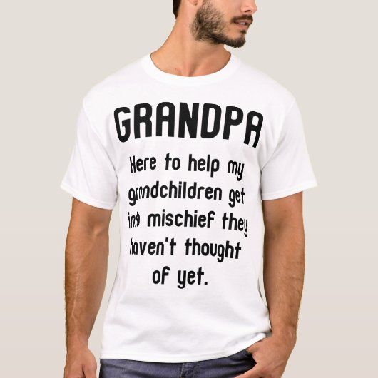 Funny Grandpa Tee Shirt (Vorderseite)