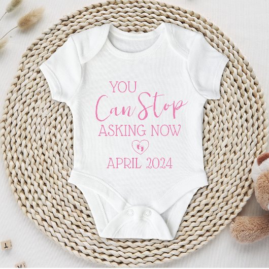 Funny Grandparent Pregnancy Ankündigung Baby Strampler