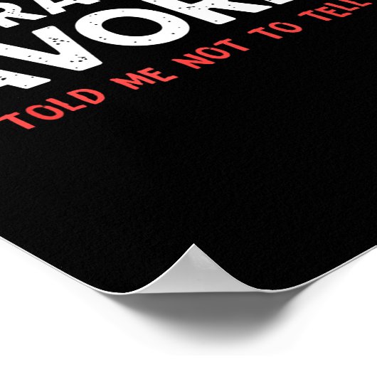 Funny Grandpa's Favorite Granhild I'm Grandpa's Fa Poster (Ecke)