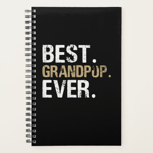 Funny Grandson | Bester Großpop je Planer (Vorderseite)