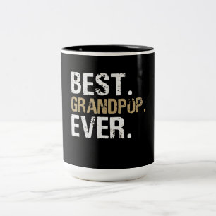 Funny Grandson   Bester Großpop je Zweifarbige Tasse