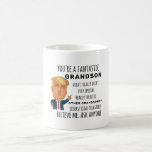 Funny Grandson Birthday Bestes Geschenk Kaffeetasse<br><div class="desc">Geschenke für Männer,  Frauen,  Jungen,  Kinder,  Paare und Gruppen. Ideal für Geburtstage,  Geburtstage,  Anniversaries,  Schule,  Abschluss,  Feiertage,  Weihnachten.</div>