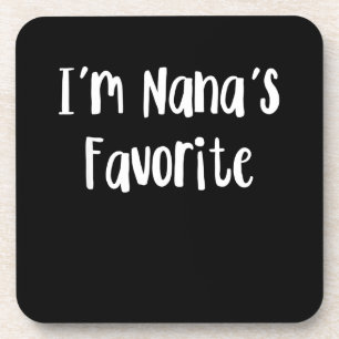 Funny Grandson Ich bin Nanas Liebling Getränkeuntersetzer