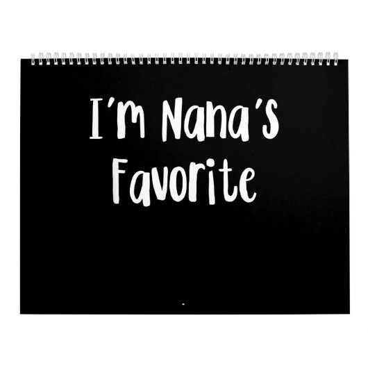 Funny Grandson | Ich bin Nanas Liebling Kalender (Titelbild)