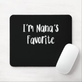 Funny Grandson | Ich bin Nanas Liebling Mousepad (Mit Mouse)