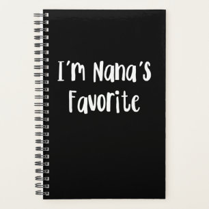 Funny Grandson Ich bin Nanas Liebling Planer