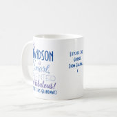 Funny Grandson Kaffeetasse (Vorderseite Links)