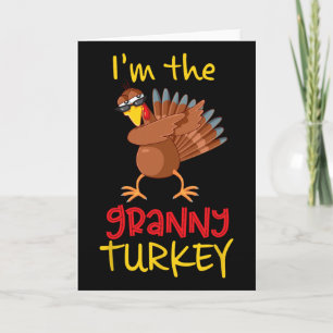Funny Granny Türkei Matching Family Group Thanksgi Karte