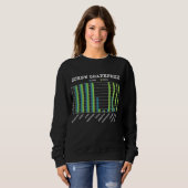 Funny Grapefruit Summer Frucht Ernährung Gewichtsv Sweatshirt (Vorne ganz)