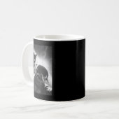 Funny Graphic Cat Astronaut Selfie Funny _1 Kaffeetasse (Vorderseite Links)