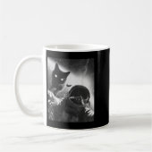 Funny Graphic Cat Astronaut Selfie Funny _1 Kaffeetasse (Links)