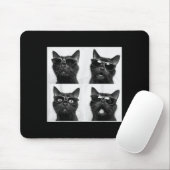 Funny Graphic Cat Fotobooth Selfie Funny _2 Mousepad (Mit Mouse)