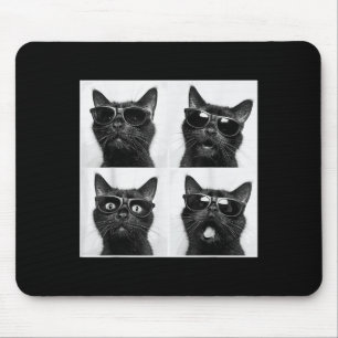 Funny Graphic Cat Fotobooth Selfie Funny _2 Mousepad