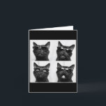 Funny Graphic Cat Fotobooth Selfie Funny _5 Karte<br><div class="desc">Funny Graphic Cat Fotobooth Selfie Funny _5</div>