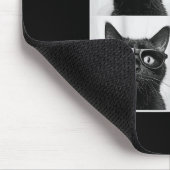 Funny Graphic Cat Fotobooth Selfie Funny _5 Mousepad (Ecke)