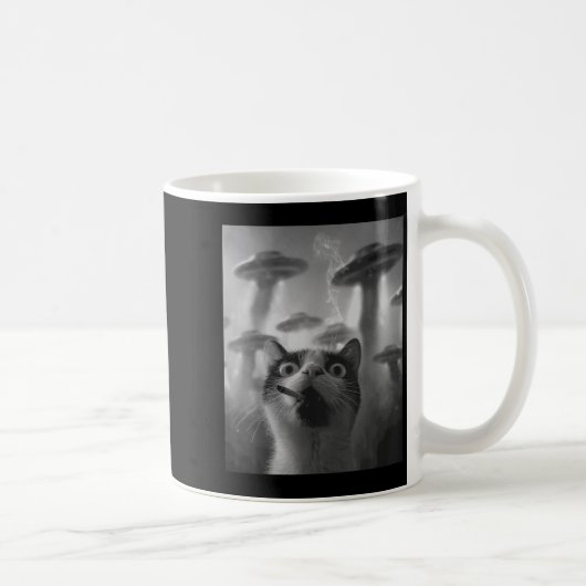 Funny Graphic Cat Gangster Funny _1 Kaffeetasse (Rechts)