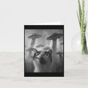 Funny Graphic Cat Gangster Funny _1 Karte