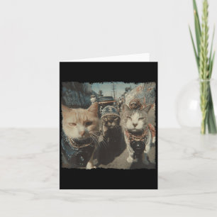 Funny Graphic Cat Gangster Funny _3 Karte