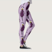 FUNNY GRAPHIC EGGPLANT LADY PATTERS LEGGINGS (Rechts)