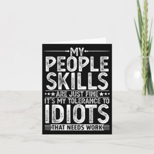 Funny Graphic for Men Adult Humor Sarcastic Karte