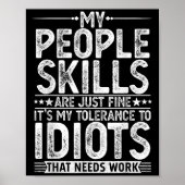 Funny Graphic for Men Adult Humor Sarcastic Poster (Vorne)