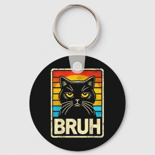 Funny Graphic Meme Cat Bruh for Boys Girls Kinder  Schlüsselanhänger