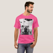 Funny Graphic T-Shirt Capybara Selfie mit Ufos kom (Vorne ganz)