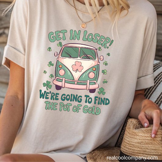 Funny Graphic T - Shirt - Findet den Pot of Gold