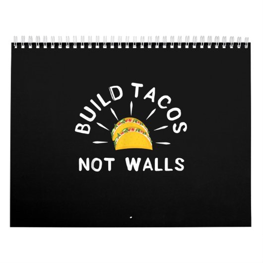 Funny Graphic Taco Mexican Lover Build Tacos Kalender (Titelbild)