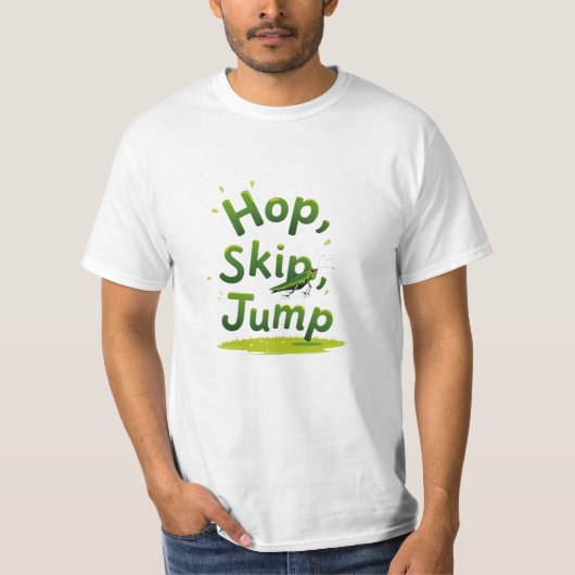 Funny Grasshopper Geschenk T-Shirt (Vorderseite)